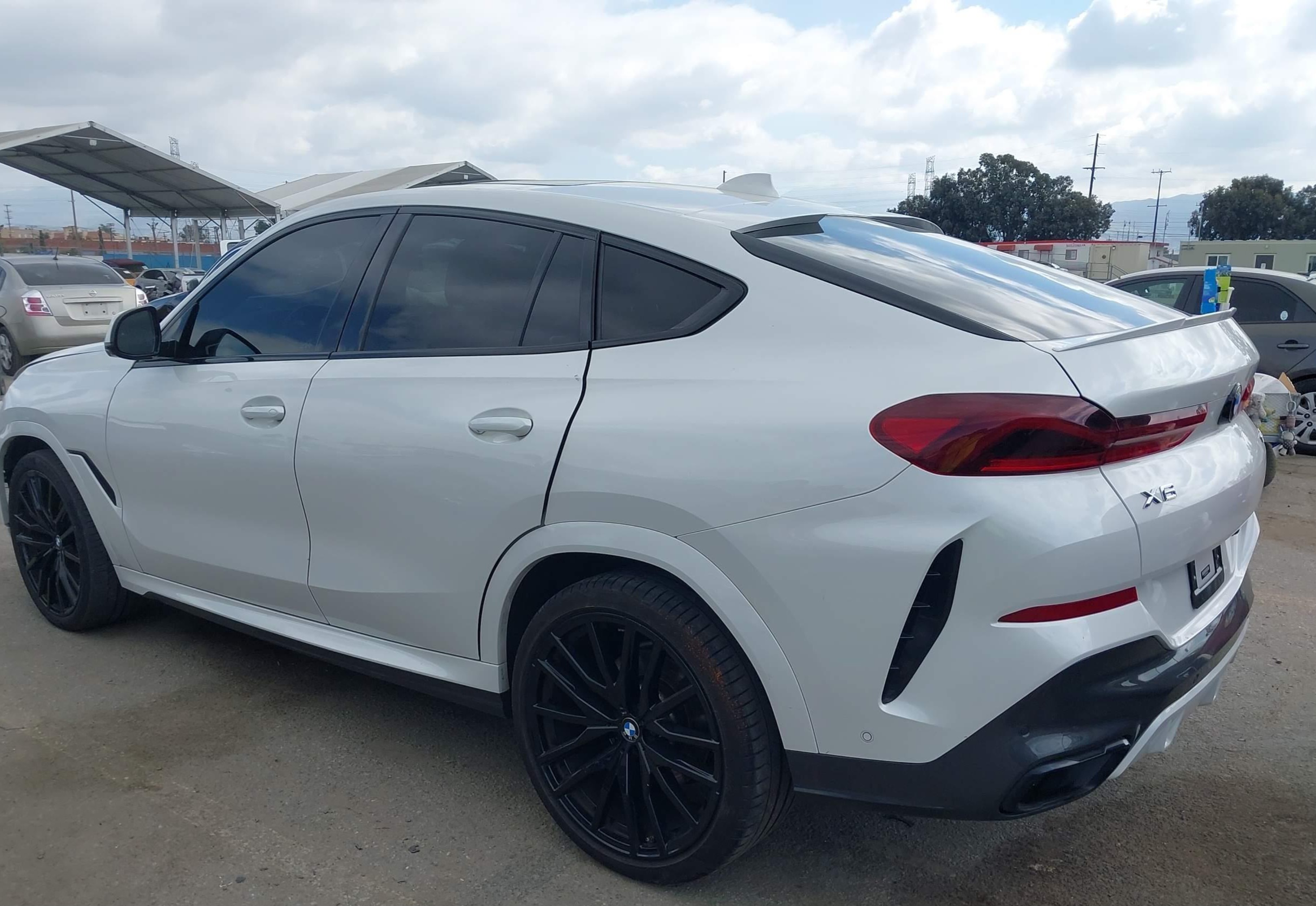 BMW X6 2021 WHITE vin: 5UXCY6C02N9K63242