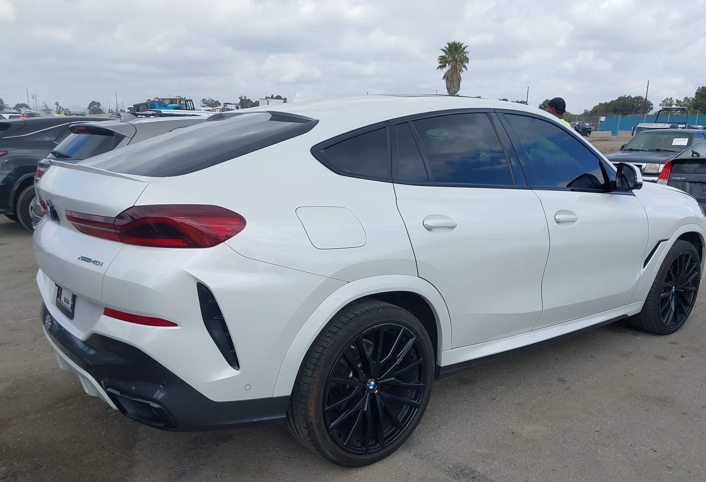 BMW X6 2021 WHITE vin: 5UXCY6C02N9K63242