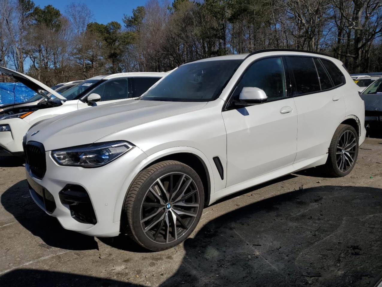 BMW X5 2022 WHITE vin: 5UXCR6C06N9M70648
