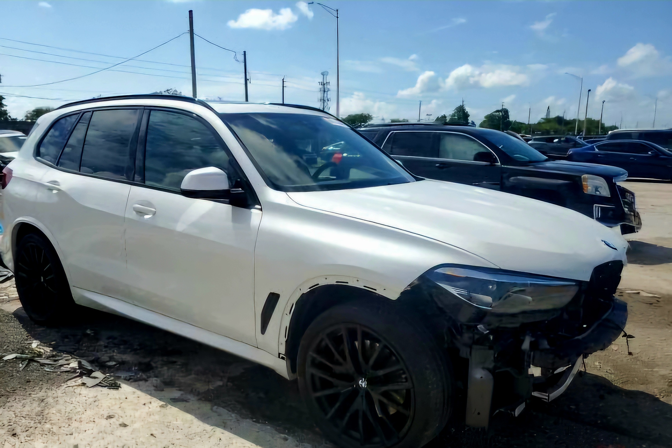 BMW X5 2021 WHITE vin: 5UXCR6C08M9F77637