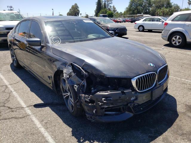 BMW 740I 2017 CHARCOAL vin: WBA7E2C56HG740249