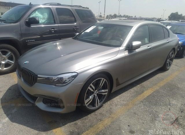 BMW 740I 2019 Dark Silver Matte vin: WBA7E2C57KB218119
