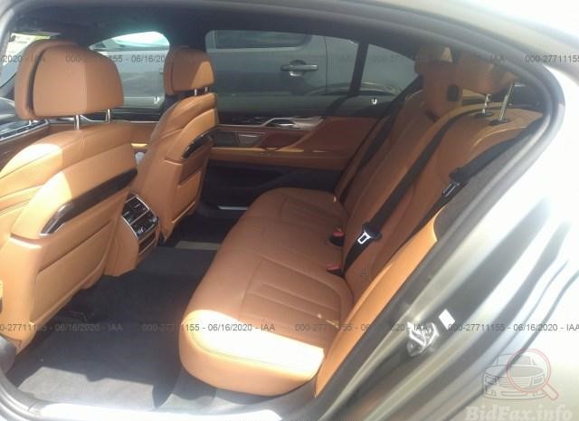 BMW 740I 2019 Dark Silver Matte vin: WBA7E2C57KB218119