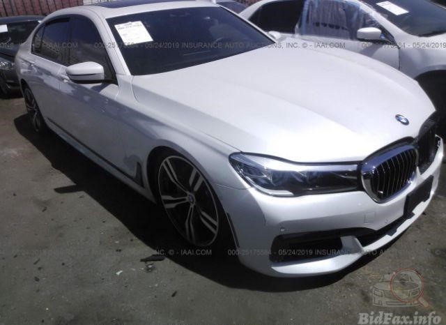 BMW 740I 2016 White vin: WBA7E2C57GG547008