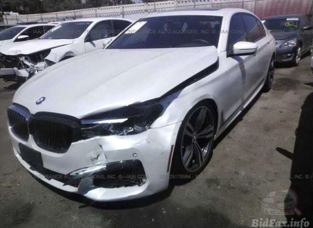 BMW 740I 2016 White vin: WBA7E2C57GG547008