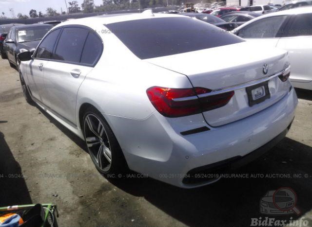 BMW 740I 2016 White vin: WBA7E2C57GG547008