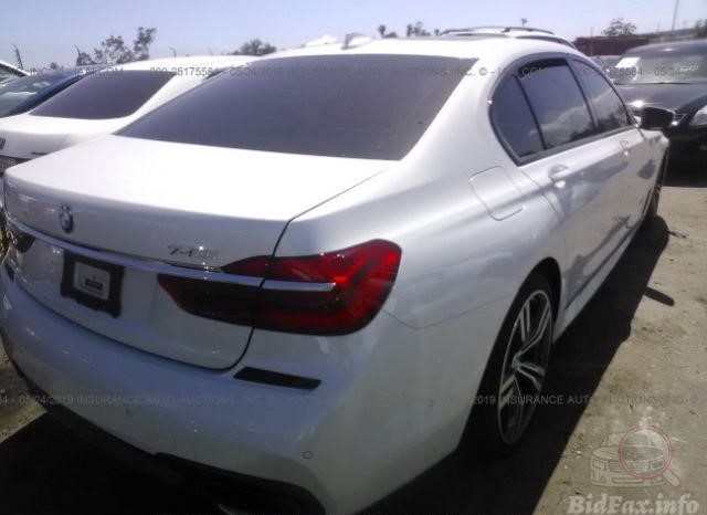 BMW 740I 2016 White vin: WBA7E2C57GG547008