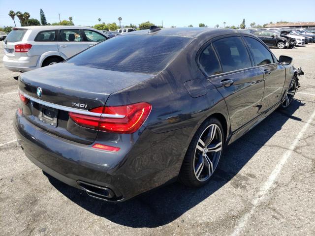BMW 740I 2017 CHARCOAL vin: WBA7E2C56HG740249