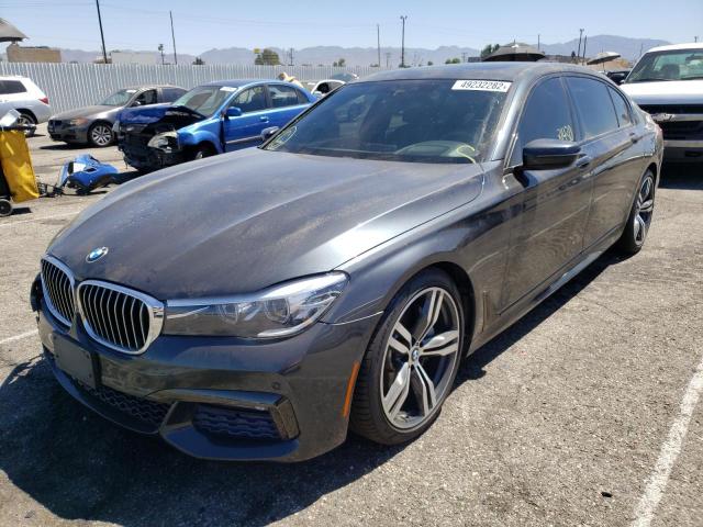 BMW 740I 2017 CHARCOAL vin: WBA7E2C56HG740249