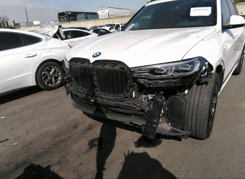 BMW X7 2020 White vin: 5UXCW2C04L9B64517