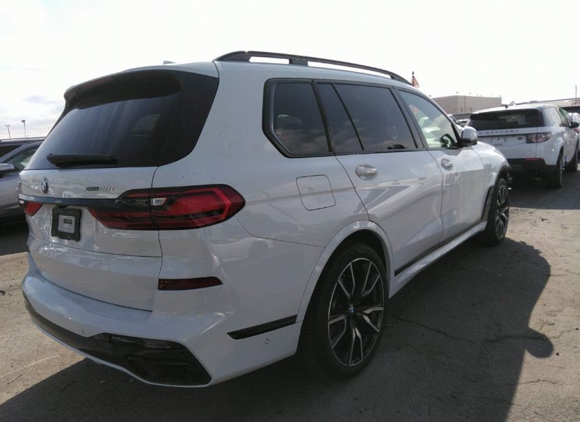BMW X7 2020 White vin: 5UXCW2C04L9B64517