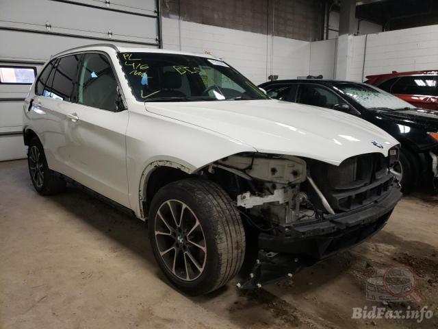 BMW X5 2016 White vin: 5UXKR0C53G0P29916