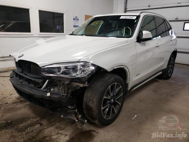 BMW X5 2016 White vin: 5UXKR0C53G0P29916