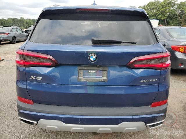 BMW X5 2022 BLU vin: 5UXCR6C00N9N21318