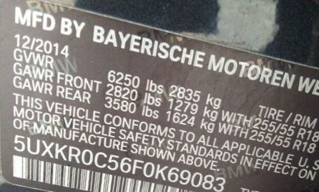 BMW X5 Xdrive35i 2014 black vin: 5UXKR0C56F0K69083
