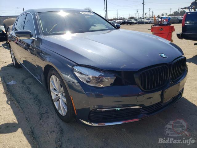 BMW 740I 2018 GRAY vin: WBA7E2C5XJG742141