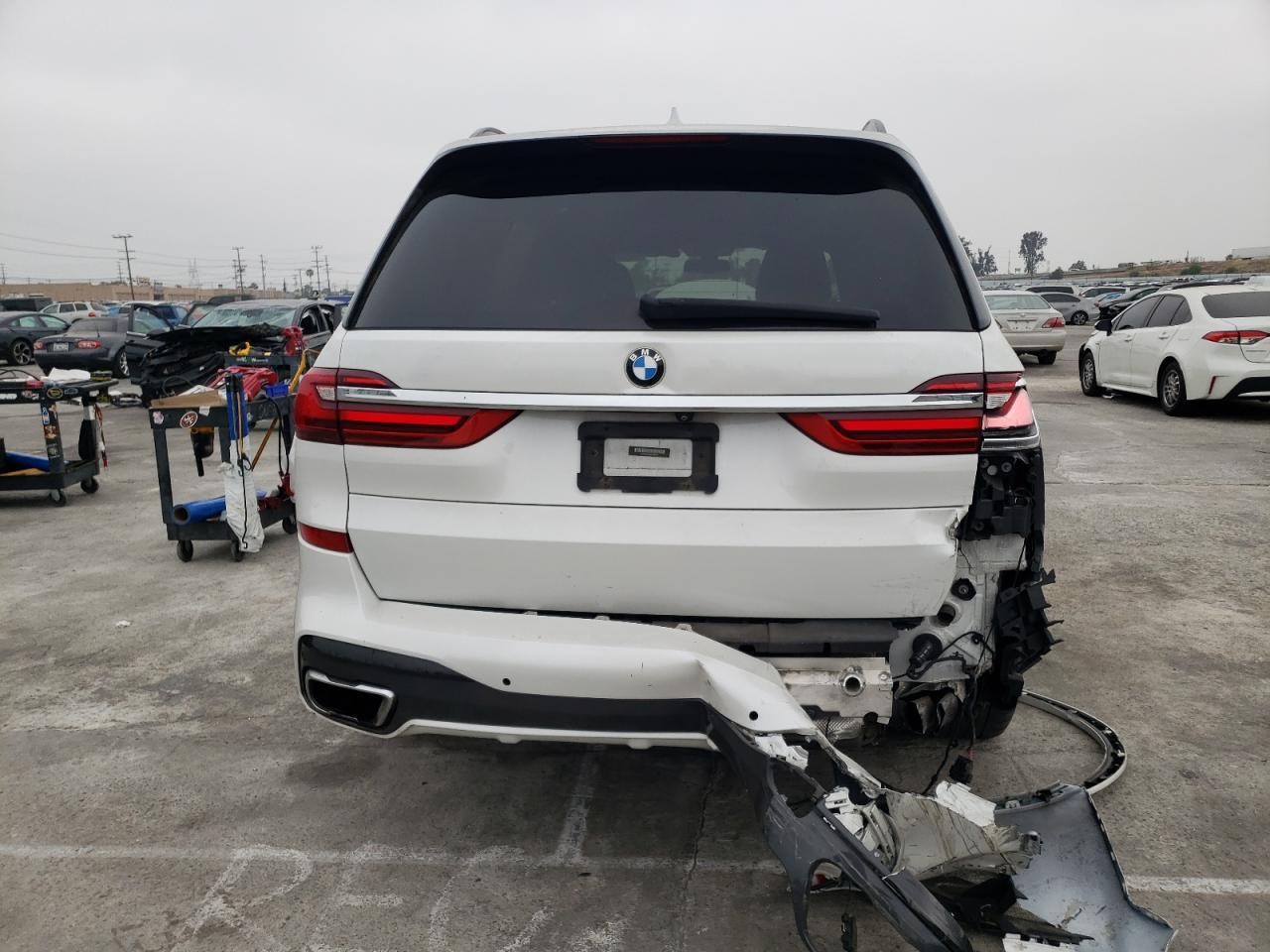 BMW X7 2020 White vin: 5UXCW2C53KL083406