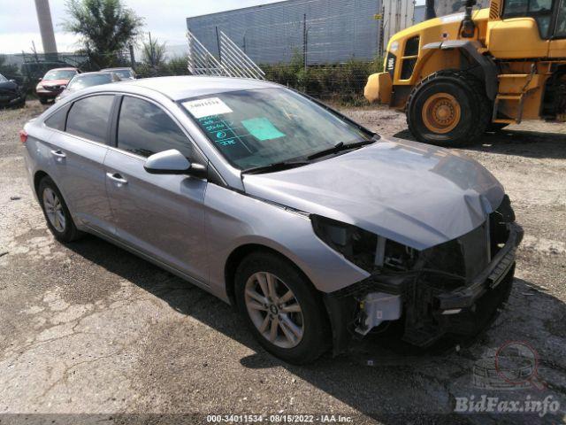Hyundai Sonata 2016 Silver vin: 5NPE24AF5GH395087